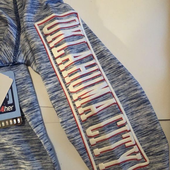 Oklahoma City Thunder NBA Womens Hoodie 5th & Ocean By New Era Multicolor XL New - Picture 6 of 9